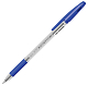 Ручка шариковая "Erich Krause R-301 Stick Grip", 1мм, синяя, резиновый грип, прозрачный корпус