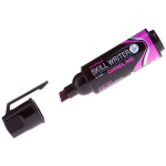 Маркер промышленный для металла "MunHwa", 8мм, скошенный наконечник, спиртовая основа, розовый