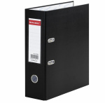 Папка-регистратор "Brauberg", А4, 90мм, 750л, арочный механизм, ПВХ-покрытие, чёрная