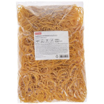 Банковская резинка для денег "Hatber", 1000гр, 50мм, каучук, жёлтая, в пакете