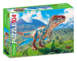 Пазлы "Hatber Eco", 104 элемента, А4, 320х220мм, серия "Динозавр"