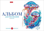 Альбом для рисования "Hatber", 48л, А4, пластиковая обложка с печатью, на скобе, серия "Ассорти №1"