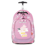 Рюкзак "Hatber", 46х34х18см, полиэстер, ручка, на колёсиках, серия "Transformer - Angry Birds - Stella"