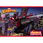 Альбом для рисования "Hatber", 16л, А4, на скобе, серия "Человек-паук"