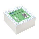 Блок бумаги для заметок "OfficeSpace", 9x9x4,5см, белый, белизна 65-70%, непроклеенный, в плёнке