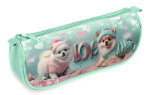 Пенал "Hatber", 200х95х50мм, мягкий, на молнии, серия "Пушистое счастье"