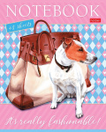 Тетрадь "Hatber", 48л, А5, клетка, на скобе, серия "Fashion Dogs"