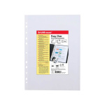 Файл-вкладыш "Erich Krause Fizzy Clear", А4, 30мкм, 50л, перфорация, матовая поверхность, апельсиновая корка, 100шт в пакете