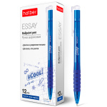 Ручка шариковая автоматическая "Hatber Essay", 0,7мм, синяя, синий корпус