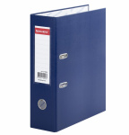 Папка-регистратор "Brauberg", А4, 90мм, 750л, арочный механизм, ПВХ-покрытие, синяя