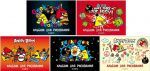 Альбом для рисования "Hatber", 24л, А4, перфорация на отрыв, на спирали, серия "ANGRY BIRDS"