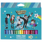 Фломастеры "Hatber Eco", 18 цветов, серия "Гравити Фолз", в картонной упаковке