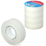 Клейкая канцелярская лента "Erich Krause Clear", 18мм, 33м, 38мкм, прозрачная