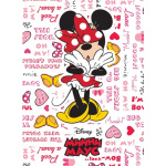 Блокнот "Hatber", 32л, А6, клетка, ламинация, на скобе, серия "Микки и Минни Маус"