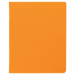 Тетрадь "Hatber", 48л, А5, клетка, ламинация "Soft-Touch", на скобе, серия "SoloMatte - Шафран"