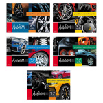 Альбом для рисования "Hatber", 32л, А4, тиснение, пластиковая обожка 200мкм с печатью, на скобе, серия "Автотюнинг"