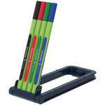 Линер "Schneider Line-Up", 0,4мм, 4 цвета ассорти, 4 штуки в пластиковом футляре