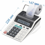 Калькулятор с печатью "Citizen", CX-32N, 12-разрядный, 2-х цветная печать, 226x147x68мм, белый