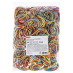 Банковская резинка для денег "Hatber", 1000гр, 50мм, цветная, в пакете