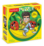 Пазлы "Hatber", 179 элементов, А4, диаметр 300мм, круглые, серия "Влад А4"