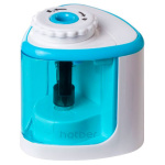 Точилка электрическая "Hatber EPS-9025", 1 отверстие, контейнер, в пластиковом боксе