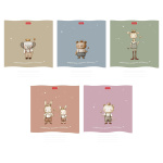 Тетрадь "Hatber", 48л, А5, клетка, тиснение, на скобе, серия "Нафеячим?"