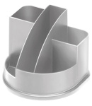 Настольный органайзер "Стамм Авангард", без наполнения, серый