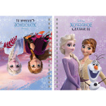 Записная книжка "Hatber", 80л, А6, клетка, твердая обложка, двойная, на гребне, серия "Холодное серд