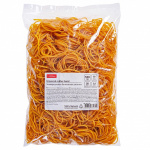 Банковская резинка для денег "Hatber", 500гр, 60мм, каучук, жёлтая, в пакете