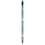 Карандаш чернографитный "Hatber Morris HB", 2мм, заточенный, круглый корпус, с ластиком