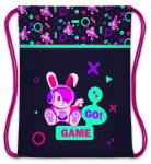 Мешок для обуви "Hatber", 33х42см, 1 отделение, серия "Кибер-зайка"