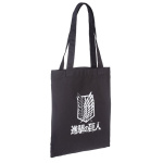 Сумка-шопер "Hatber", 40x36см, хлопок, карман, серия "Атака Титанов - Сезон №1-3"