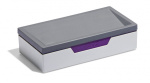 Бокс пластиковый для письменных принадлежностей "Durable Varicolor", фиолетово-серый