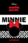 Блокнот "Hatber", 48л, А7, клетка, 3-х цветный блок, ламинация, на клею, серия "Минни Маус"