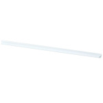 Скрепкошина пластиковая для скрепления документов А4 "Brauberg", 10мм, 50л, белые, 10шт в упаковке