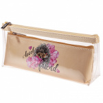 Пенал двойной "Hatber",  225х88х48/200х70х30мм, на молнии, серия "2 в 1 - Ёжик"