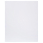 Тетрадь "Hatber", 48л, А5, клетка, ламинация "Soft-Touch", на скобе, серия "SoloMatte - Арктический белый"