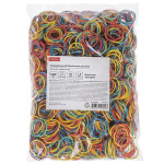 Банковская резинка для денег "Hatber", 500гр, 40мм, цветная, в пакете