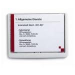 Настенная пластиковая табличка "Durable Click Sign", 149x148,5мм, белая