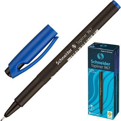 Линер "Schneider Topliner 967M", 0,4мм, синий