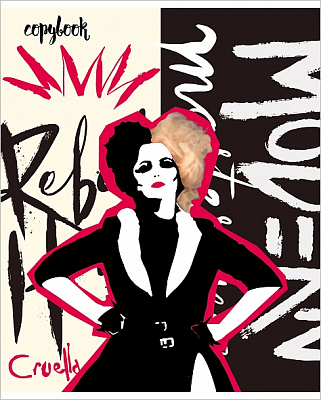 Тетрадь "Hatber", 48л, А5, клетка, на скобе, серия "Круэлла - Выпуск №2"