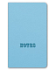 Бизнес-блокнот "Hatber", 128л, А5, без линовки, тиснение, мягкий переплёт, eco-кожа, серия "Majestic - Голубой"