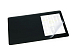 Настольное пластиковое покрытие "Durable", 53x40см, прямоугольное, прозрачный верхний слой, черное