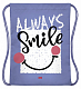 Мешок для обуви "Hatber", 33х42см, 1 отделение, серия "Always Smile"