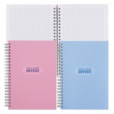 Тетрадь для записей "BG" 80л А5 "Pink and Blue" евроспираль