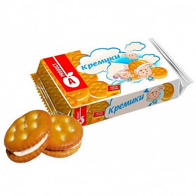 Печенье "Алматинский продукт" Кремики 400гр