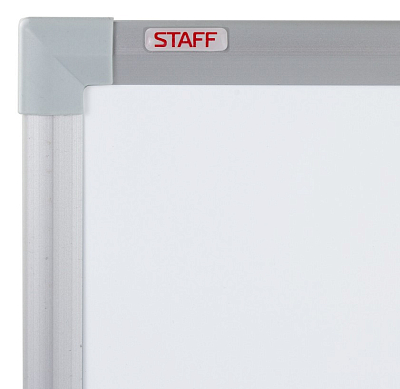 Доска магнитно-маркерная "Staff Profit", 90х120см, алюминиевая рамка, полка для аксессуаров