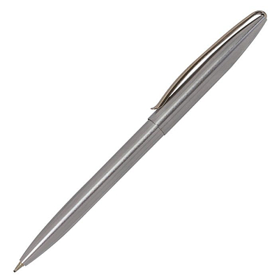 Ручка шариковая "Brauberg Ballet", 1,0мм, синяя, металлический серебристый корпус, хром детали