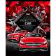 Тетрадь "Hatber", 48л, А5, клетка, 3D лак и фольга, ламинация, на скобе, серия "Perfection Car"