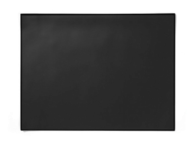 Настольное пластиковое покрытие "Durable", 65x52см, загнутый край, прозрачный верхний слой, чёрное